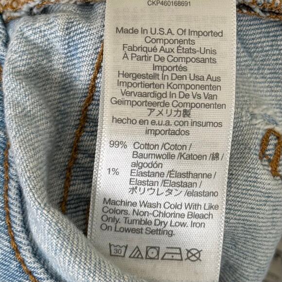 Madewell Light Wash The Curvy Perfect Vintage Denim Jean with Pockets - 26 - Picture 5 of 5